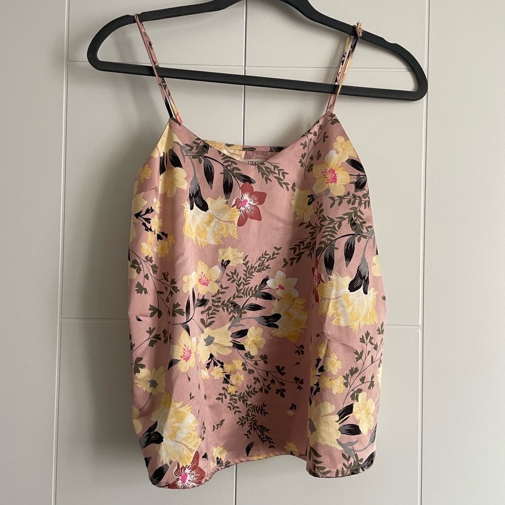 3/$25 Satin Floral Tank